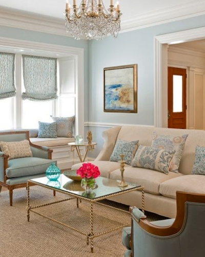 Example of muted paint and decor colors