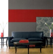 Dark gray walls should be balanced with light flooring or furniture