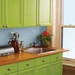 Idea for kitchen decorating: paint those cabinets!